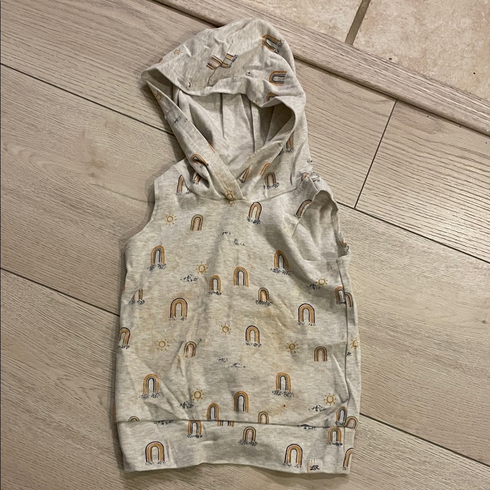 Kids Rainbow Print Hoodie